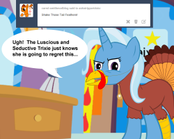 askstrippertrixie:  … Ugh!  Trixie cannot believe Trixie did this! The Luscious and Seductive Trixie hopes you enjoyed this, because, that is the last time Trixie is going to put on something so…. errr! demeaning! Trixie needs a long bath! (Link