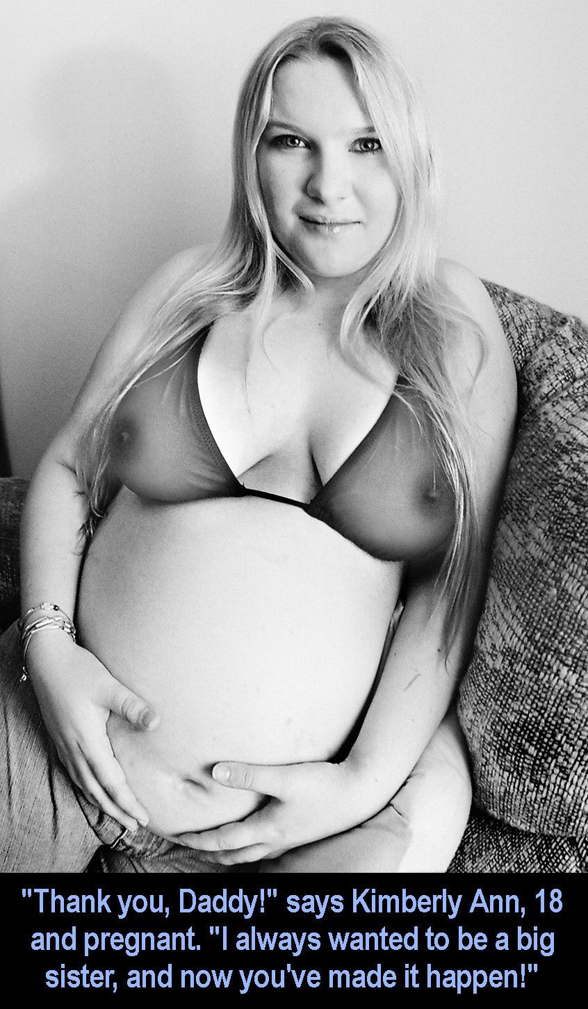 Pregnant big tits selfie