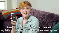 solightemup:  Download Lesbian Life Alert today!  