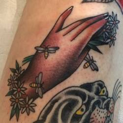 swallowsndaggers:  Great Tattoo by Cassandra Frances  See More :: http://bit.ly/1N7IMJd  #tattoo #tattoos 