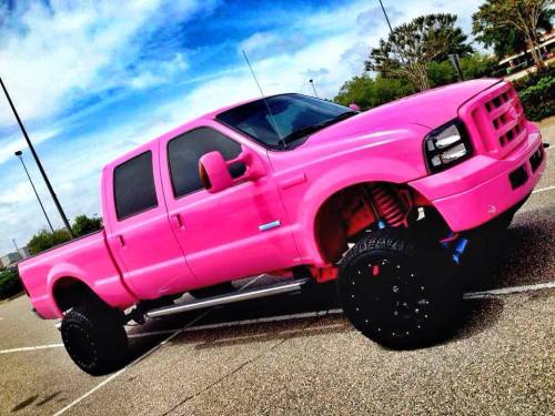 Pink motorcycle