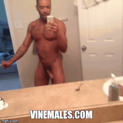 vinemales:  Black straight fit man loves to tease (but he deleted his vines) - Reblog // Please follow vinemales.tumblr.com // Over 30.000 followers // Hot naked gay vines 