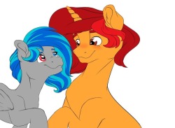 bassbrony223:Me n @not-safe-for-sile ( @sile-animus) by @topas-von-roth (https://topas-art.deviantart.com) Thank you so much! They’re lovely together!