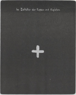 vivipiuomeno1:  Rolf Walz, Im Zeitalter der Kopien und Kopisten (In The Age of The Copier and The Copiest), 1981, acrylic, gouache, oil on canvas, 24 × 20½ in