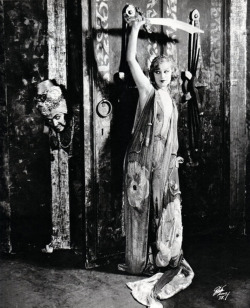 Greta Nissen is Mlle. Bluebeard, Joseph Marevesky is her ill-fated husband in No Foolin’, 1926.