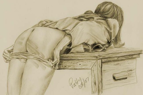 Paul davies spanking drawing