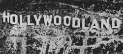 fuckyeahparanormalphenomena:  The Haunted Hollywood Sign This famous Hollywood landmark perched atop Mount Lee overlooking the Hollywood hills was originally built in 1923 at a cost of ล,000. It was placed at this location to advertise a real estate