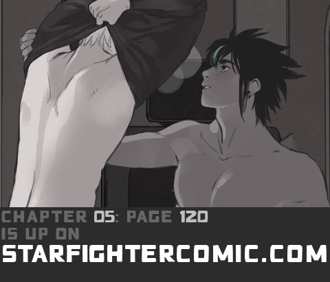 Up on the site!Things are moving into the bedroom.. 👀💨I’ll be at AnimeNYC this weekend!Come say hello~ I’ll be at table H21 in the AA!My Patreon Has early Access to Starfighter pages (the next four pages are already up), livestreams, sketch