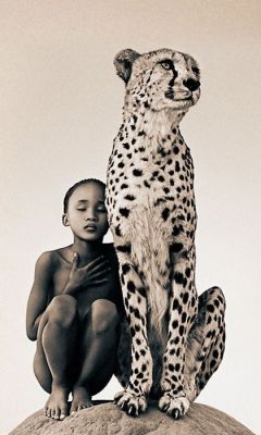 jeromeof:  Bushmen Tribe Girl a http://ift.tt/1zYLRUK