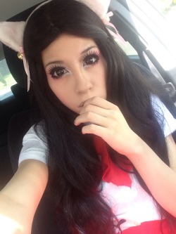 strawberry-kisu:  strawberry-kisu:  Enjoy a not edited photo of me in my car getting ready to drive off  I honestly wasn’t expecting one note on this so I’m shocked 