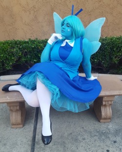 eyzmaster:  beardedtrekkies: “But the Diamonds needed me. That’s the burden of being the best!” Aquamarine Alright. I love Aquamarine, but I didn’t expect to see any cosplay this soon! PERFECT!! &lt;3   thicc blue gems~ ;9