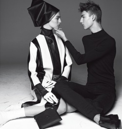  Vanessa Axente &amp; Gustav Swedberg by Steven Meisel for Vogue Italia, March 2013 