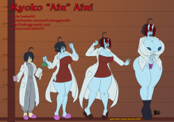 lurkergg:   Dr. Ryoko “Air” Airi  The origins of the Milf-Shake characters continues with this months  transformation sequence staring Ryoko “Air” Airi. The daughter of Ryoko “Tuna” Tunaki, Air is another warcraft adapted character, originally