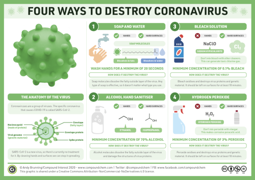 Four ways to destroy coronavirus