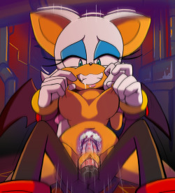 hecticarts:  Some Shadow and Rouge, just for you! 