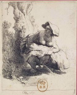 Rembrandt &ldquo;La femme qui pisse&rdquo; (found here: http://en.wikipedia.org/wiki/Urination#Urination_without_facilities)