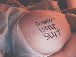 you-make-me-so-ahh:  Daddy’s little slut
