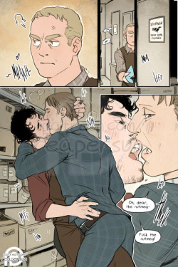 Support Au Lait on Patreon -&gt; patreon.com/reapersun&lt;Page 01 - Page 02 - Page 03&gt;This is the hannigrammiest scene in this comic, I promise~ I wanted to lead with it because I realized they didn’t even get to smooch in the first comic, unless