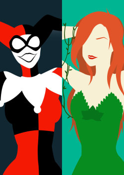 justharleyquinn:  Harley and Ivy by Megan Nguyen
