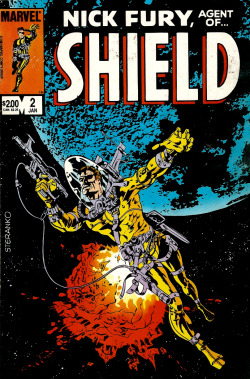 Nick Fury, Agent of SHIELD No. 2 (Marvel Comics, 1983). Cover art by Jim Steranko.
