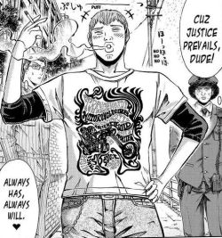 This is from the manga GTO- Paradise Lost. Onizuka is back but this time heâ€™s teaching a class full of idols and has to help and reform them Â in his own waysâ€¦