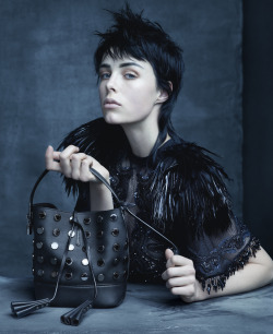 stormtrooperfashion:  Edie Campbell by Steven Meisel for the Louis Vuitton Spring/Summer 2014 Campaign 