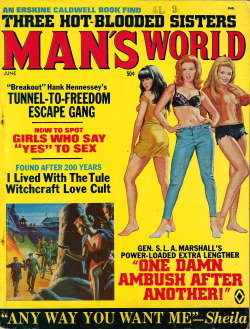 Man&rsquo;s World magazine, Vol. 15, No. 3 (June 1969), From a car boot sale in Radcliffe-On-Trent.