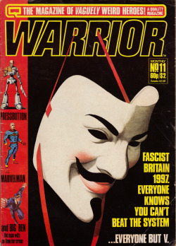 Warrior No. 11 (Quality Communications Ltd. 1983). Cover art by David Lloyd.From a charity shop in Nottingham.
