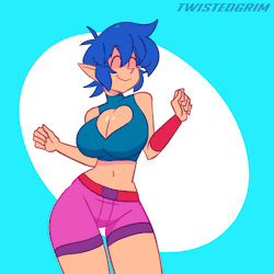 thetwistedgrim:  She loves dancing &lt;3A warm up that went too far. I enjoyed quite much the process so I’m sharing it with you guys (:https://www.patreon.com/twistedgrim