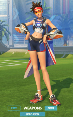 akikosdream:  Finally &lt;3&lt;3&lt;3In the last seconds of the summer games :3Tracer in tight gym shorts &lt;3Now the summer games can officially end &lt;3   I wish i had this costume and the weighlifter costume in sfm :3