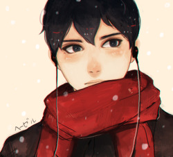 caelsium:   been drawing tobio a lot lately… too adorable (￣□￣;)!!+ i’m back! and on dA as well! :   )  