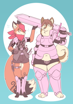 cat-boots:  help your warrior hold their sword [commission for ClusterFoxes on twitter]