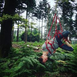 the-puppeteer-1976:  Some forest bondage. #bondage #gay #kinky #rope #art #catplanet #male #nudemodel #freedom #wings #camp #nuke #birth #wild #wood 