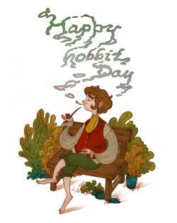 norloth:Happy birthday to Bilbo Baggins and Frodo Baggins! Mr. Baggins wish all of you hobbits a happy hobbit day! 😘