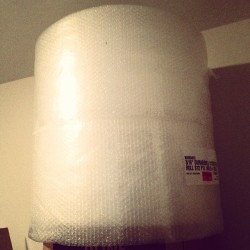 tdrrecords:  Just got two new rolls of bubble wrap. It’s a few hundred feet.