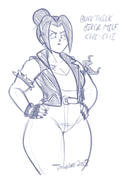 toshkarts:  The long awaited biker milf Chi Chi  I figured she’d def be at the gym more. So…yeah.   &lt; |D’‘‘‘