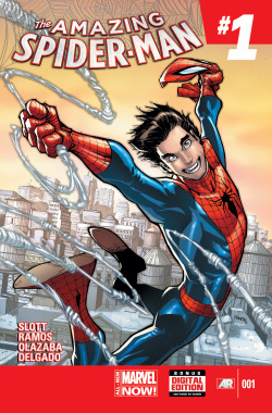 marvelentertainment:  He’s back! This April, swing back into action with Peter Parker in &ldquo;Amazing Spider-Man&rdquo; #1 by Dan Slott &amp; Humberto Ramos! Learn more here.  Well, I guess that whole Spidey-Ock experiment didn&rsquo;t pan out in