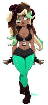 staticmegabyte: Marina from Splatoon 2! I love her-   Commission Info | Other Places to Find Me   