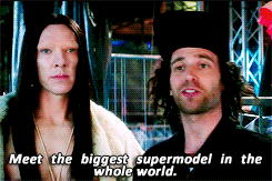 killbenedictcumberbatch:  loryisunabletosupinate:  rominatrix:  Benedict Cumberbatch in Zoolander 2 x  thanks for gifing the transphobic part of the trailer so people can see what i’m talking about!  inb4 “this is nonbinary representation” 