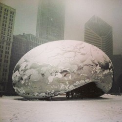 The #Bean #mycity #art #downtown #chicago #winter #snow #cool