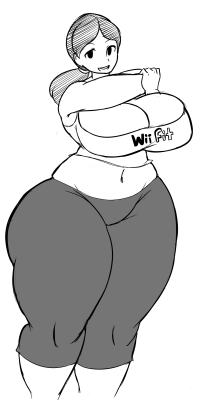 overlordzeon:I feel like the need to draw Wii Fit Trainer after playing some For Glory.   so fit~ &lt; |D&rsquo;&ldquo;&rdquo;