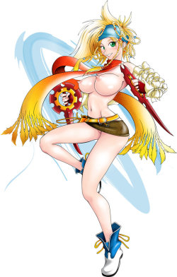fandoms-females:  RP #20- Blonde Dynamo ( Witchking00 )  rikku tits~ &lt; |D&rsquo;&ldquo;&rsquo;