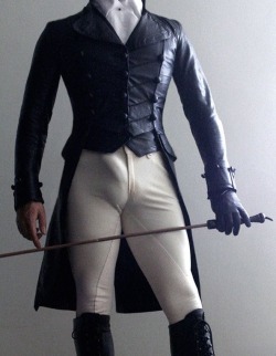 iammegadaddyissues:  The riding crop isn’t for the horses. Our sexual escapade begins with Him slowly undressing me, teasing me with the softness of His caress. He’ll maintain that same level of 18th century civility and gentility through it all,