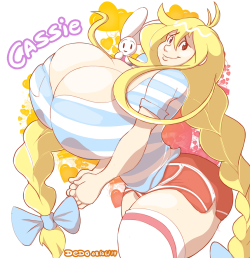 carmessi:  dedoarts:  Trade pic for my friend theycallhimcake of his adorable character Cassie :D! She’s such a cutie and busty too &lt;3!  oh damn very nice =0!!  Man&hellip;.she&rsquo;s so sexy.😍 I need to do my version of her