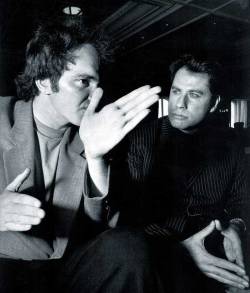 fuckyeah1990s:  Quentin Tarantino and John Travolta