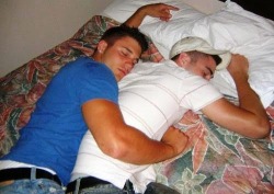 bromocollegestud:  Bros sleeping with bros. Doesn’t get better than that! 