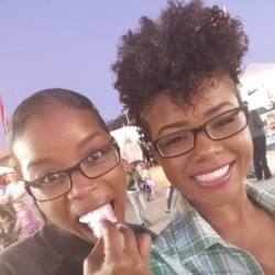 teaforyourginaa:  thagoodthings:  tarynel:  jamaicanamazon:  theequeenpin:  livefrombmore:  Mother &amp; daughter tho! 😍😍😍  Black is just so beautiful !  Dammit now I gotta figure out who the mom is  Black don’t crack  Who is the mother……..