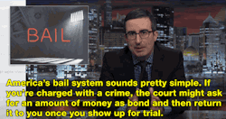 salon:  salon:  Watch Jon Oliver blast the US bail system for locking up the poor   Update: Jon Oliver got results! New York City is changing its bail requirements for low-level offenders.