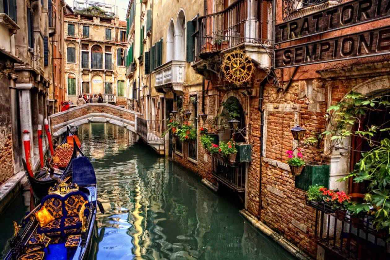 The canals of venice