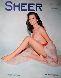Anita Ventura graces the cover of ‘SHEER’ (Vol.1 - No.1) magazine..